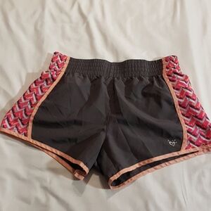 Justice girls size 14 shorts with liner light grey